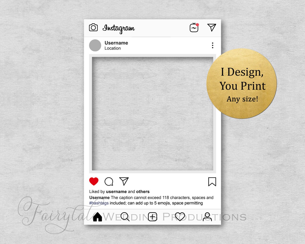 Instagram Photobooth Frame Template ubicaciondepersonas.cdmx.gob.mx