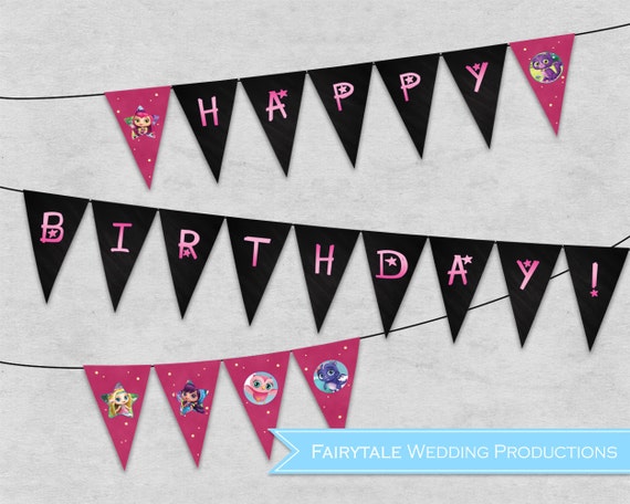 Little Charmers Nickelodeon Junior Treehouse Happy Birthday Banner