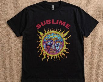 Camiseta Sublime Bandtee, camiseta unisex, camiseta estampada, ropa urbana, estilo Y2K.