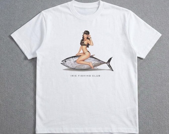 PESCA DE ALTURA, Camiseta gráfica unisex, Camiseta, Camiseta de moda, Indie.