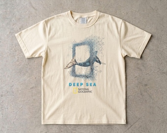 National Geographic Deep Sea “Comfort Colors 1717”, camiseta gráfica, camiseta de moda.