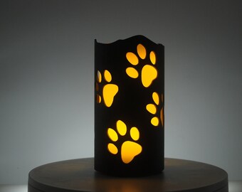 Dog Prints Luminary