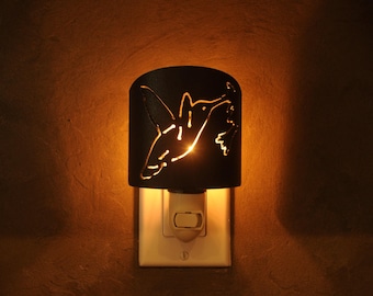Hummingbird with Flower Night Light