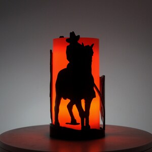 Team Roping - Metal Candle Holder Luminary - Etsy