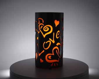 Love & Hearts Luminary