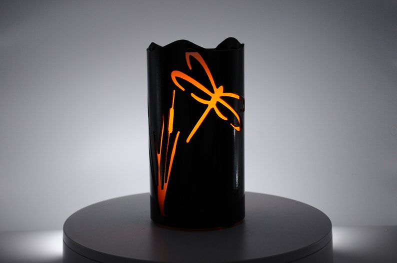 Dragonfly Decorative Metal Candle Holder Etsy
