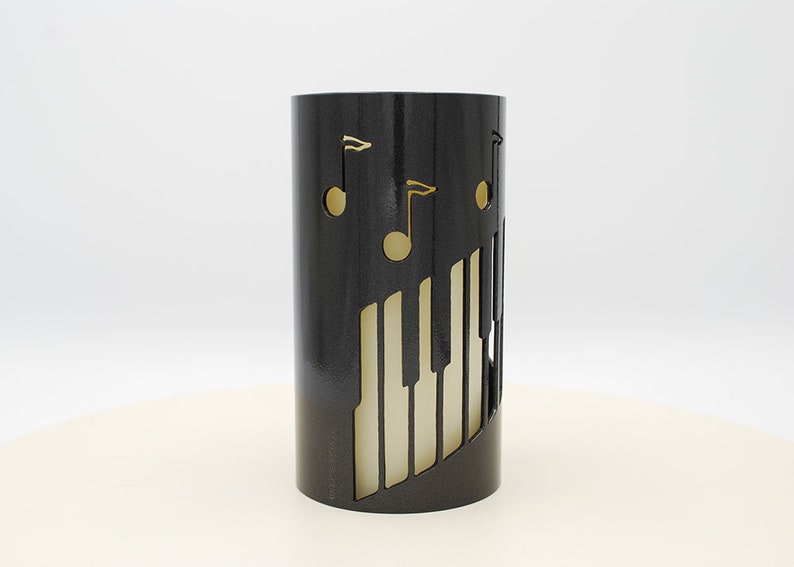 Piano Keys Decorative Metal Candle Holder Etsy