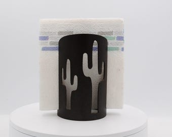 Saguaro Napkin Holder and Candle Holder