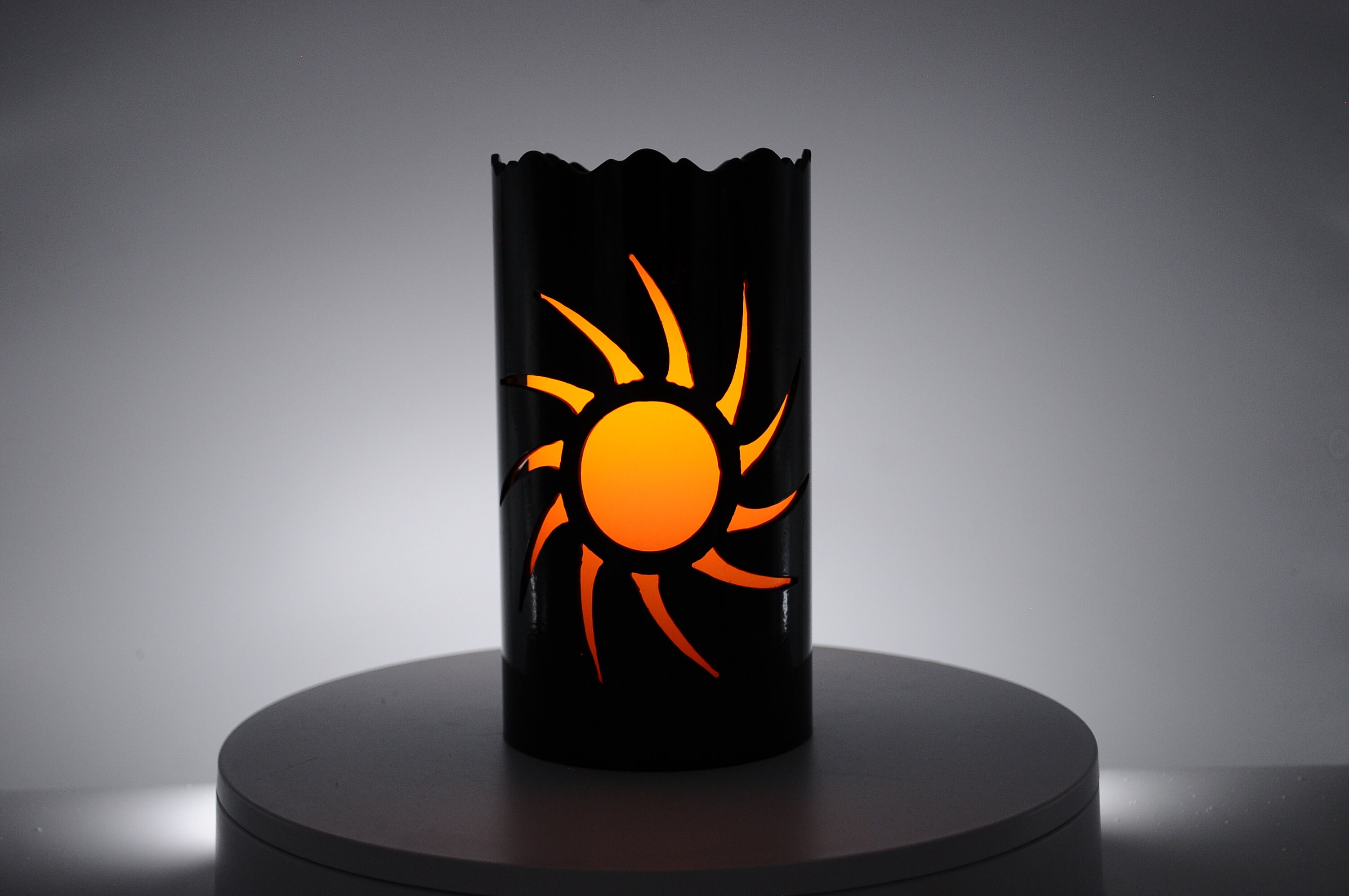 Simple Sun Decorative Metal Candle Holder Etsy