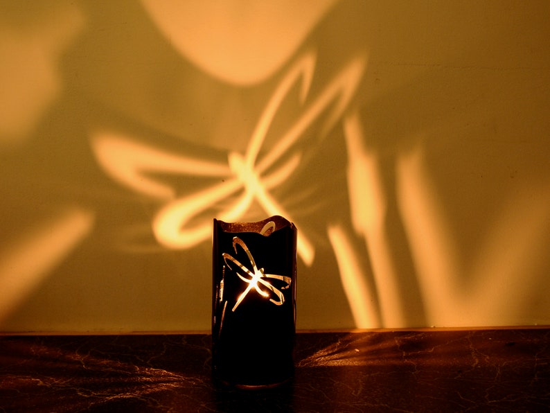 Dragonfly Decorative Metal Candle Holder Etsy