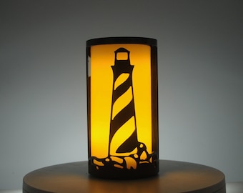 Lighthouse: Rustic Decorative Luminary
