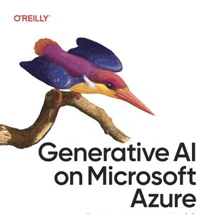 May include: A book cover titled Generative AI on Microsoft Azure: From Large Language Models to Advanced Multi-Agent Systems by Adrián González Sánchez, Jaime De Mora, and Jorge García Ximénez, featuring a colorful kingfisher bird on a branch.