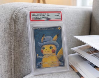 Gorro de fieltro gris de Pikachu 2023 - Un regalo navideño maravilloso para los aficionados.