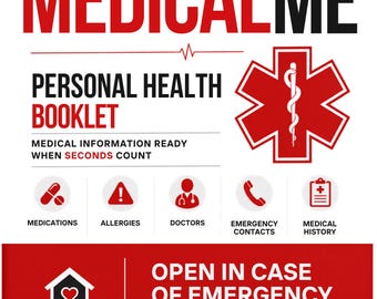 Folleto de salud personal de Medical Me