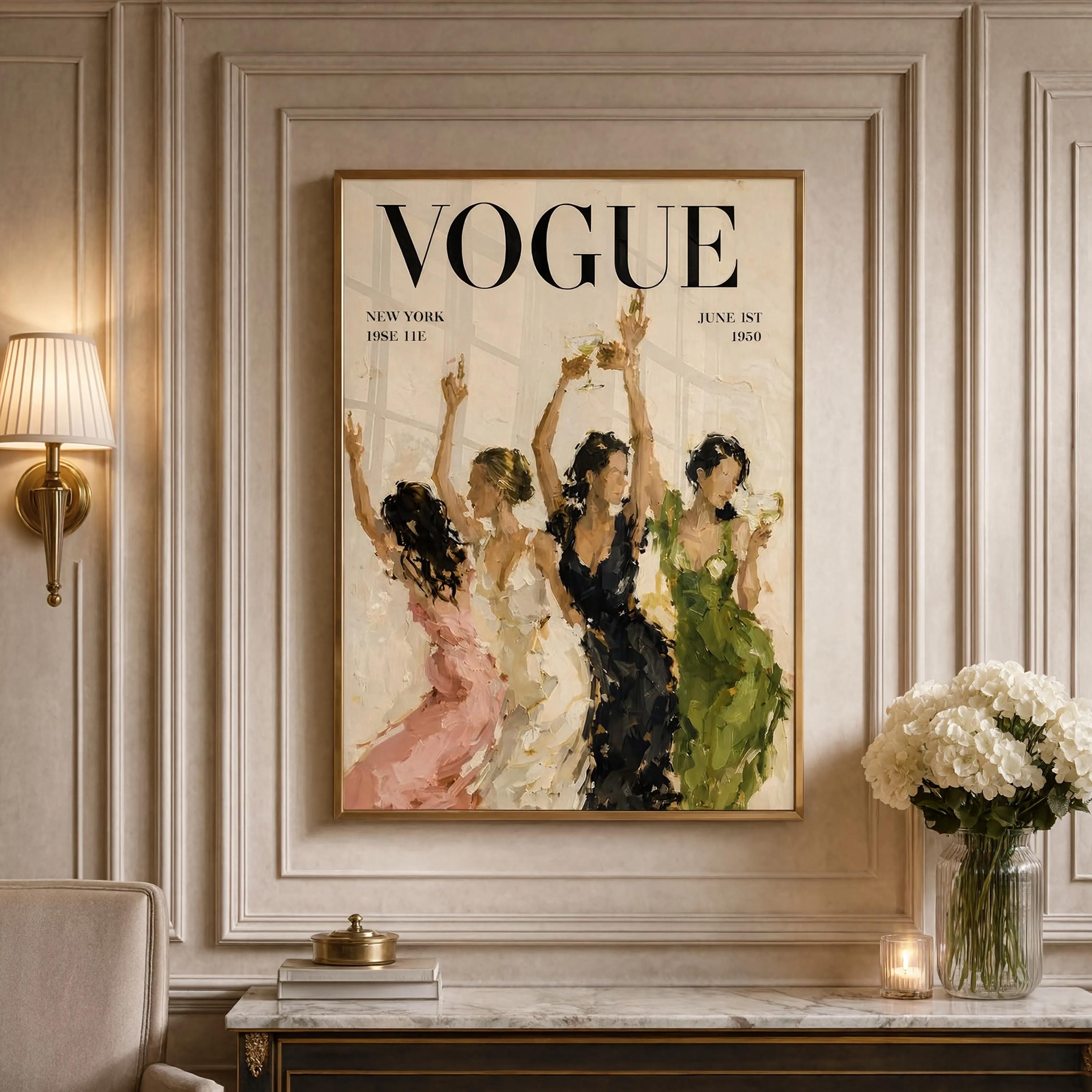 Vintage Vogue Frame - Etsy