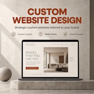 Custom Website Design Service | Small Business Web Designer | Responsive Website Redesign