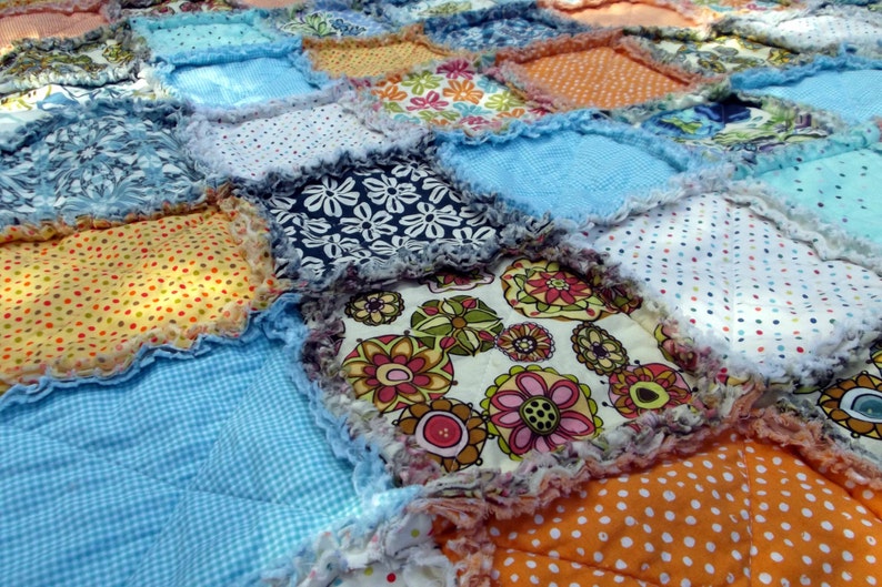 Rag Blanket for Adult Teen or Child Butterfly Quilt Etsy