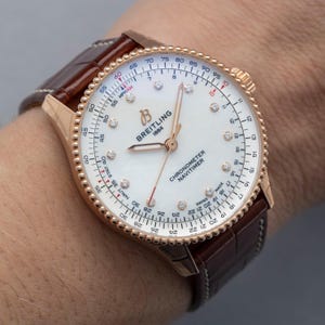 Refurbishe Breitling Ladies Navitimer R17327 Mother of Pearl