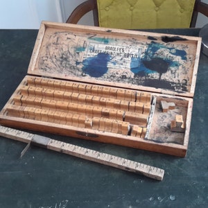 Bradley's Chart Printing Outfit Vintage