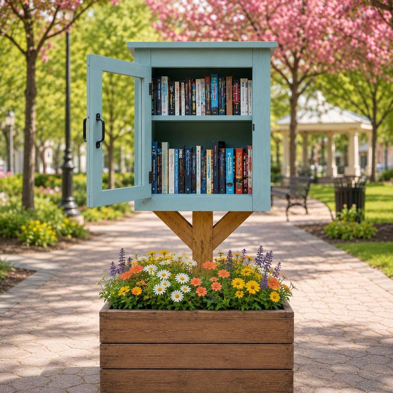 Outdoor Library Box - Etsy