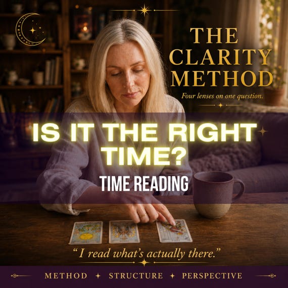 Is It the Right Time Tarot Reading, Timing and Decision Clarity, Same Hour Answer