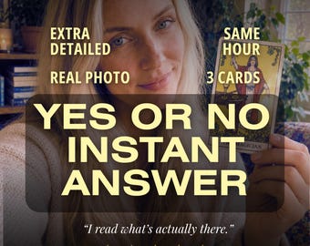Yes Or No Tarot Reading Same Hour, One Question One Clear Answer In Minutes, Fast Psychic Verdict, 3 Cards Drawn