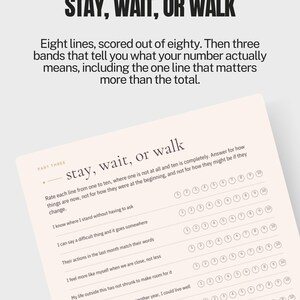 Decision Workbook for Love, Should I Text Wait or Walk Away, Printable Relationship Journal, Mixed Signals No Contact PDF