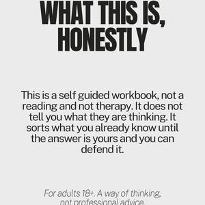 Decision Workbook for Love, Should I Text Wait or Walk Away, Printable Relationship Journal, Mixed Signals No Contact PDF