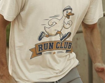 Camiseta del Silly Goose Run Club, divertida camiseta retro para correr, regalo ideal para corredores.