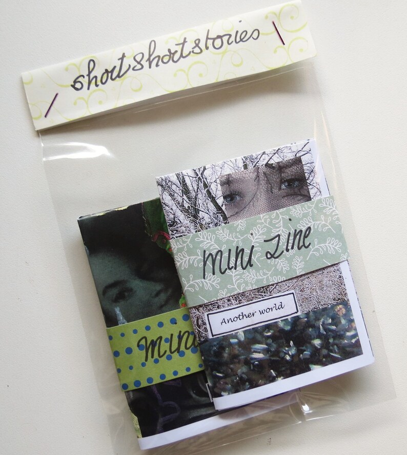 Mini zine art zine A4 fold zine collage zine Etsy