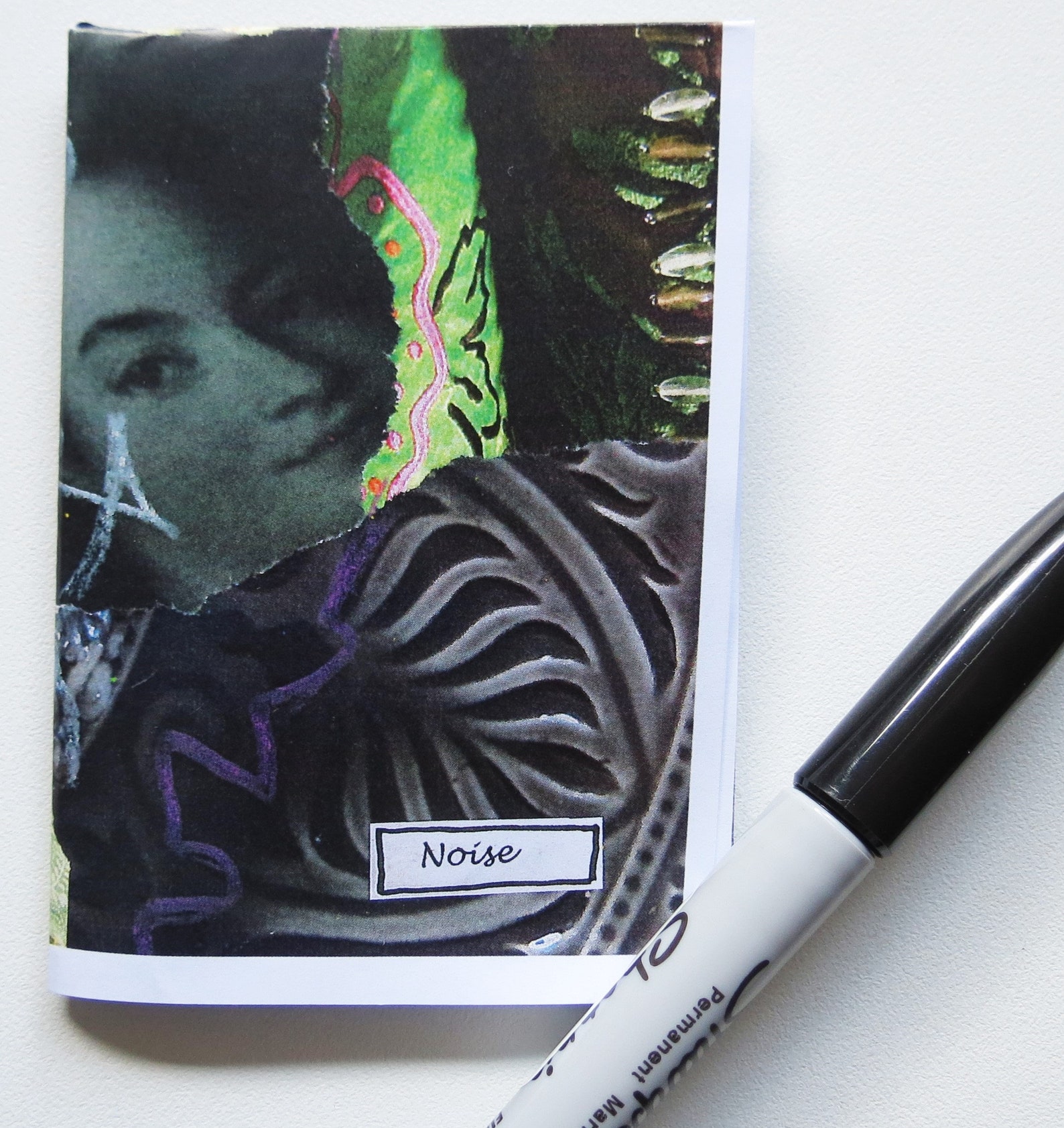 Mini zine art zine A4 fold zine collage zine Etsy