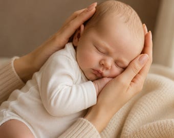 Bambola reborn in silicone a corpo intero da 20 pollici