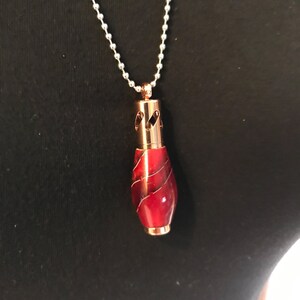 Aromatherapy Necklace | Essential Oil Necklace | Hand Turned Acrylic