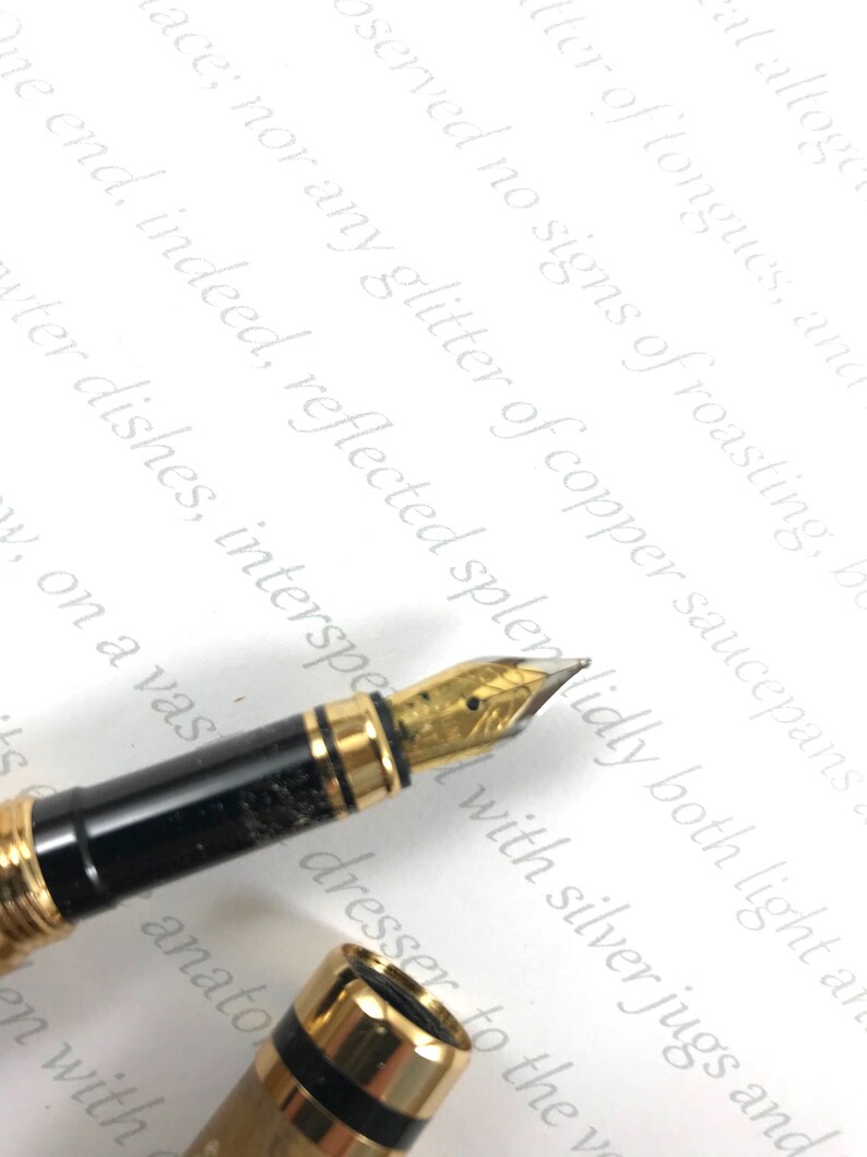 Fountain Pen Figured Teak Handturned Wood Pen