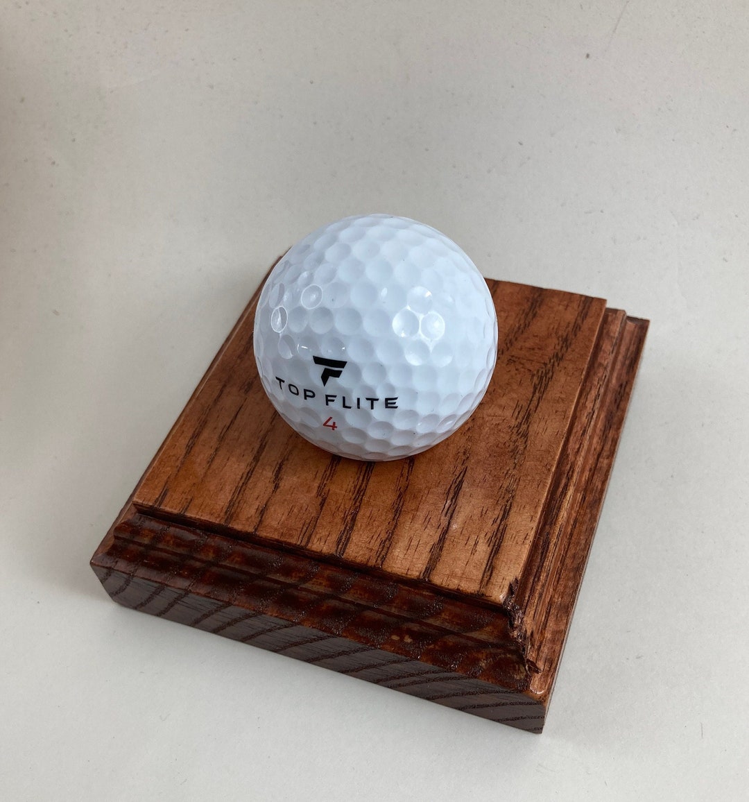 Golf Ball Display Golf Ball Stand Solid Wood Etsy