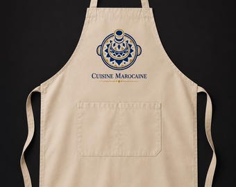 Moroccan Kitchen Apron | Traditional Design | Boho Cooking Gift