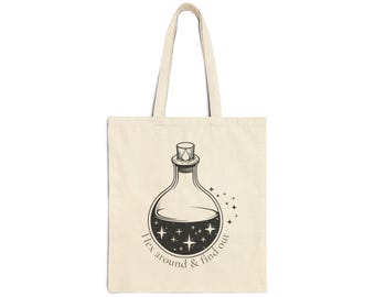 Sternen-Zaubertrankflaschen-Tragetasche | Himmlische Apotheker-Canvas-Tragetasche
