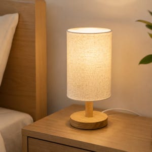 Minimalist Table Lamp, Bedroom Nightstand Light, Modern Desk Lamp, Cozy Home Decor, Simple Lighting Accent