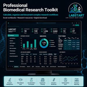 Professionell verktygslåda för biomedicinsk forskning | Labbkalkylatorer, statistik, qPCR och forskningsverktyg
