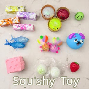 Kawaii Squishy Blind Box Överraskning, Slumpmässig Mysterie Fidget Leksak, Mjuk Långsamt Risande Squishy, Rolig Present för Barn och Samlare