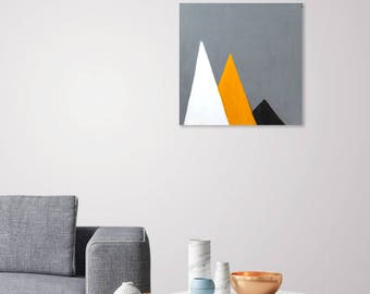 Contemporary Landscape Acrylic Painting (24" x 24")// Wall Art