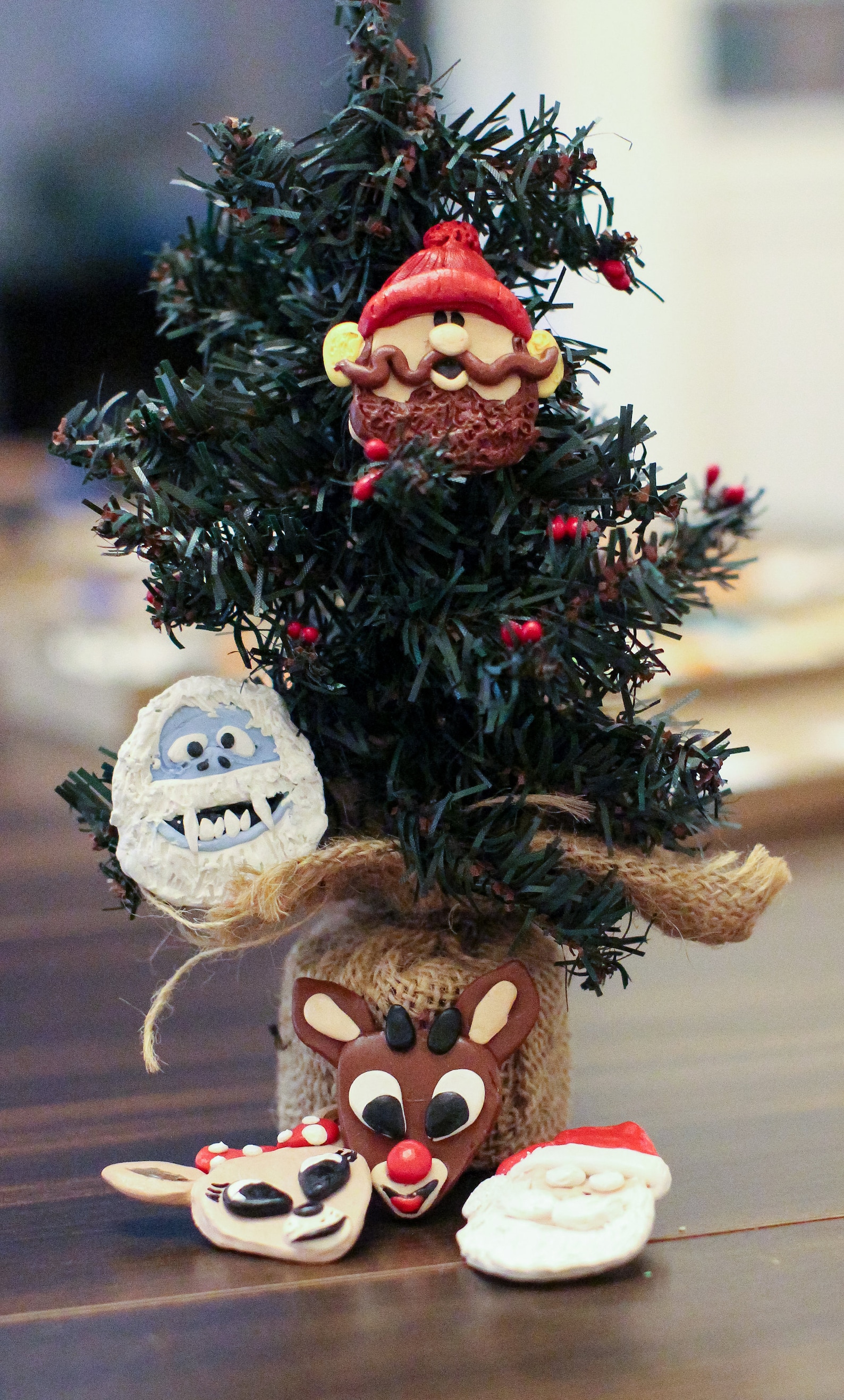 Xmas Tree From Rudolph Rudolph Inspired Christmas Tree Ornaments // Christmas and Holiday ...