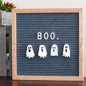 HALLOWEEN Buchstabenbrett Ornamente (4er-Pack GEISTER) // Buchstabenbrett Zubehör // Herbst Dekor