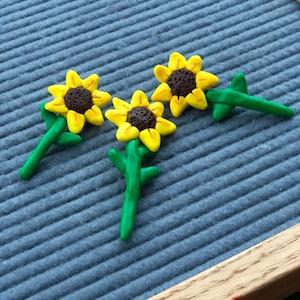 Sunflower Letter Board Ornaments // Accesorios de tablero de letras de fieltro // Decoración del hogar de verano // Ideas de regalo