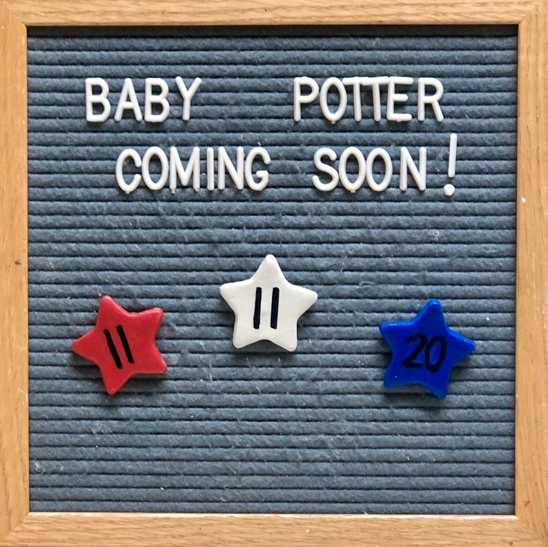 Download Custom DUE DATE Americana Pregnancy Announcement Letter ...