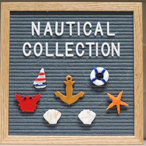 Adornos de tablero de cartas NÁUTICAS // Accesorios de tablero de cartas de verano // Decoración de playa // Decoración de guardería y hogar // Ideas de regalos