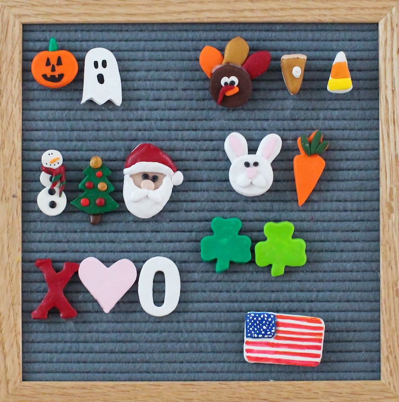 HOLIDAY Letter Board Assortment Pack // Letter Board Icons and Accessories // Home Decor // Holiday Decor // Gift Ideas // Stocking Stuffer image 4