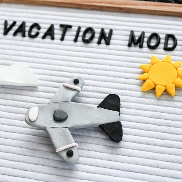 Summer Vacation Letter Board Ornaments // Felt Letter Board Accessories // Home Decor