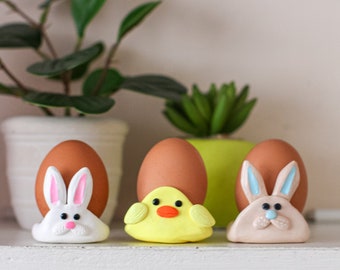 Klei Easter Egg Holders // Easter Decor // Party Supplies // Cadeau-ideeën