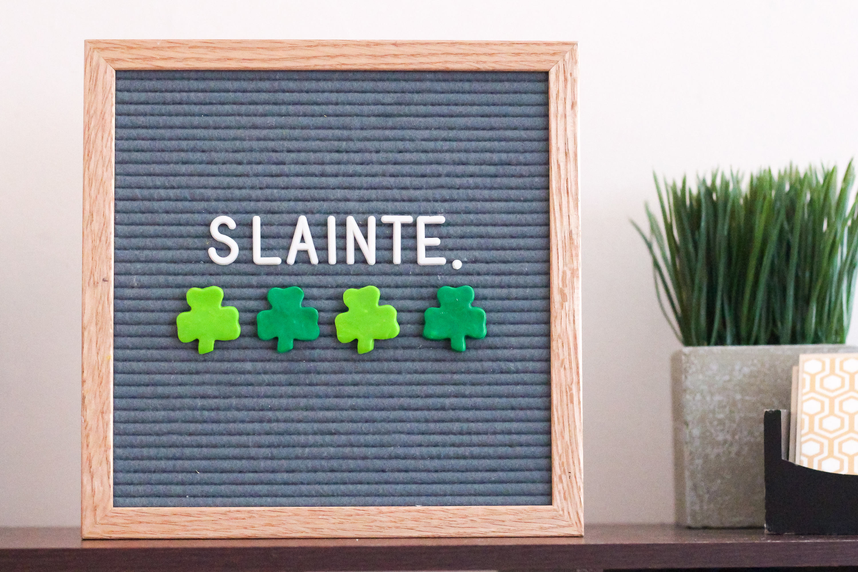 SHAMROCK St. Patrick's Day LETTERBOARD ORNAMENTS pack of Etsy